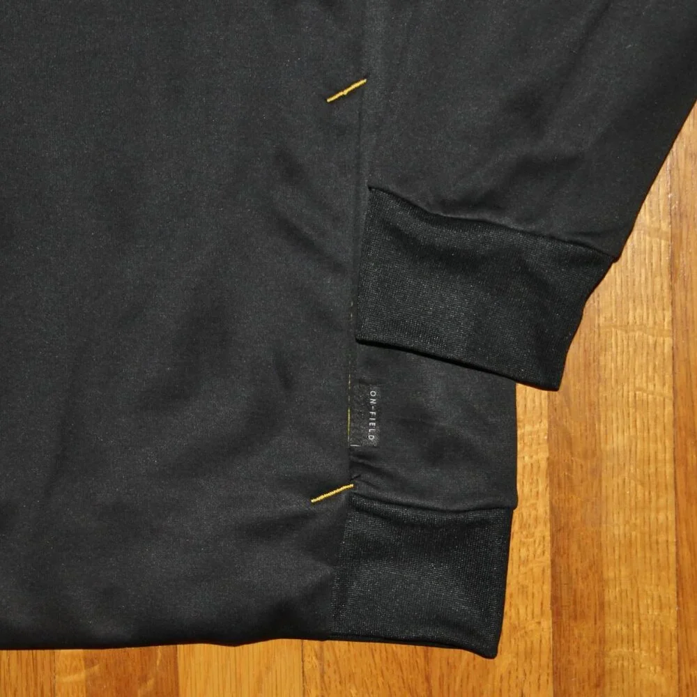 Nike Pittsburgh Steelers Therma-Fit Sideline On Field Hoodie Mens L Black Gold